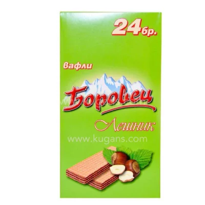 Borovets Wafers Hazelnut Cream 24 Pieces 550g