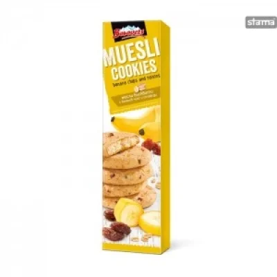 Borovets Biscuits Banana Chips & Raisins 110g