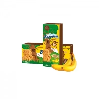 Borovets Cake Bar Banana Filling 120g