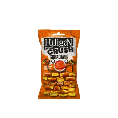 Huligan Crush Pretzel Chili Sriracha 65g