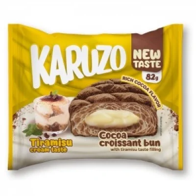 Karuzo Cocoa Croissant Bun Tiramisu 82g