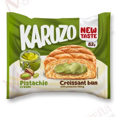 Karuzo Croissant Bun Pistachio Cream 82g