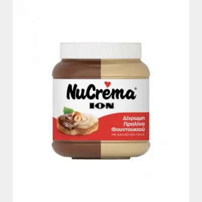 Ion Nucrema 380g ΙΟΝ Δίχρωμη Πραλίνα Φουντουκιού 380g