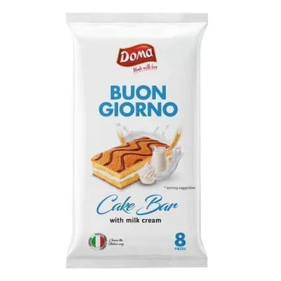 DOMA BUONGIORNO CAKE BAR 8x28gr MILK CREAM
