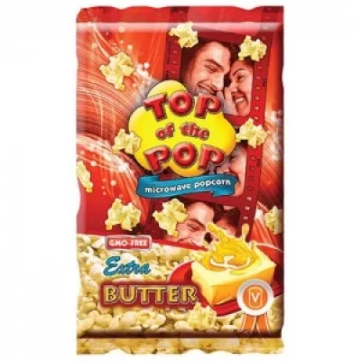 Hot Pops Extra Butter Popcorn 100g