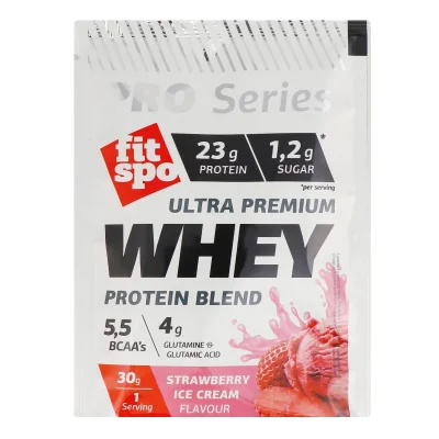 Fitspo Whey Protein Blend Strawberry Ice Cream 30g