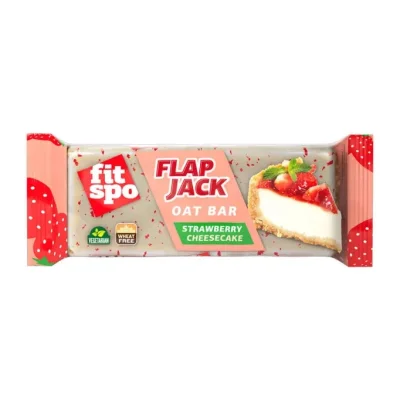 Flapjack Oat Bar Fitspo Strawberry Cheesecake 90g