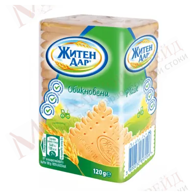 Jiten Dar Plain Biscuits 120g