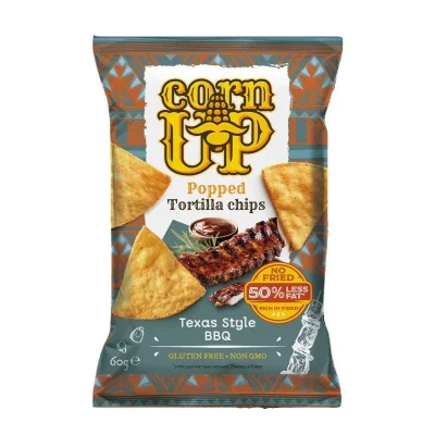 Corn Up Tortilla Chips Texas BBQ 60g