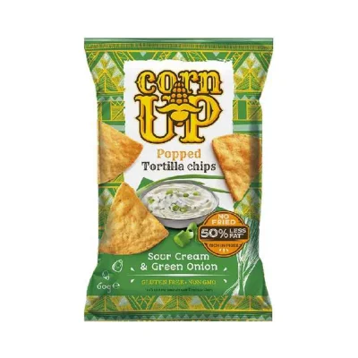 Corn Up Tortilla Chips Sour Cream and Onion 60g