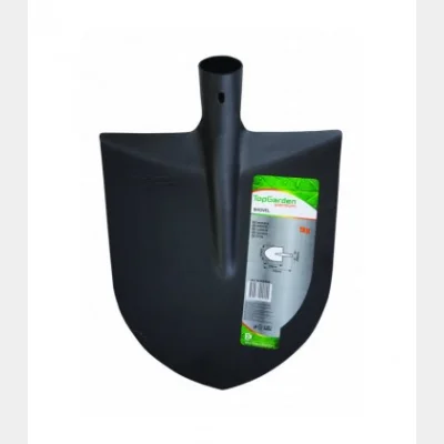 TOP GARDEN SPADE CURVED-POINTED BLACK 380458