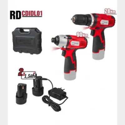 RAIDER ΣΕΤ ΔΡΑΠΑΝΟΚΑΤΣΑΒΙΔΟ & ΠΑΛΜΙΚΟ ΚΑΤΣΑΒΙΔΙ 12V 21.5AH RD-CDIDL01 030158