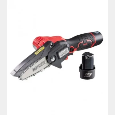 RAIDER CORDLESS PRUNING SAW 2X2AH 12V 0,87KG WITH BLADE 10CM RD-GP24 075726