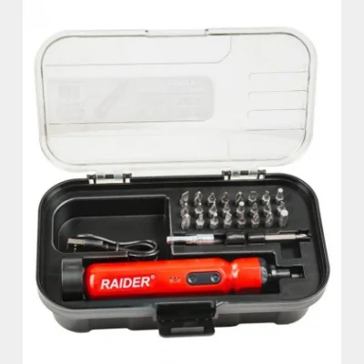 RAIDER ΔΡΑΠΑΝΟΚΑΤΣΑΒΙΔΟ 3,6V 1,5AH ΜΕ 26 ΕΞΑΡΤΗΜΑΤΑ RD-CSC05 031129