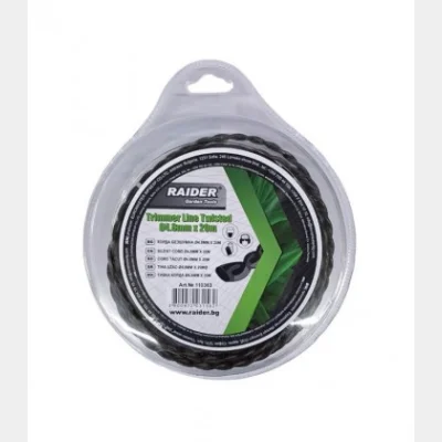 RAIDER ΜΕΣΙΝΕΖΑ ΣΤΡΙΦΤΗ ΜΑΥΡΗ 4,8MM-20M 110363
