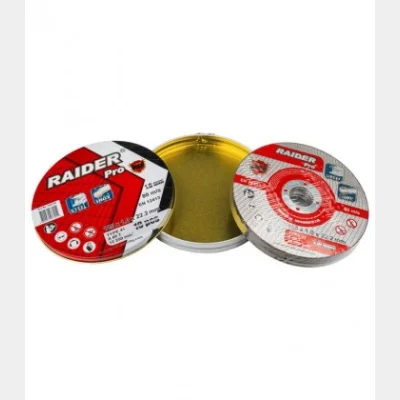 RAIDER ΤΡΟΧΟΣ ΚΟΠΗΣ INOX A60T 125*1.0*22.2MM ΣΕ ΜΕΤΑΛΙΚΟ ΚΟΥΤΙ 160158 (ΤΙΜΗ/ΤΕΜ)