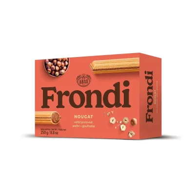 Vafer me lajthi Nougat Frondi 250gr