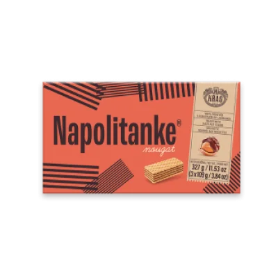 Kras napolitanke nougat 327g