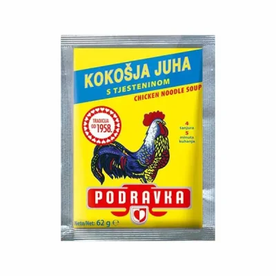 PODRAVKA SUPË PULE ME BRUMË KOKOSJA JUHA 62GR