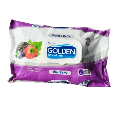 GOLDEN SALVIETTINE FAMILY PACK MIX BERRY 102 PEZZI