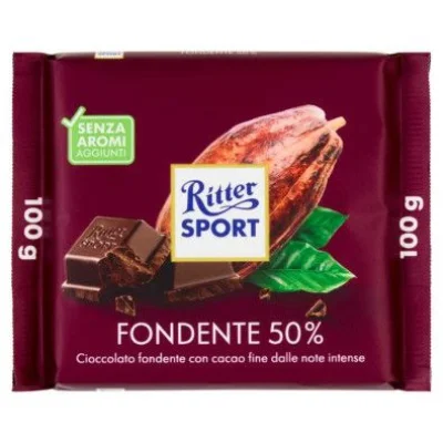 Ritter Sport Gr.100 Cioccolato Fondente 50%