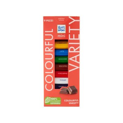Ritter Sport Mini Tower 150gr Colorfull Assorted