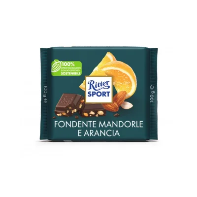 Ritter Sport 100gr Dark Almond and Orange