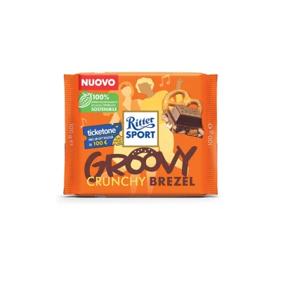 Ritter Sport 100gr Crunchy Brezel