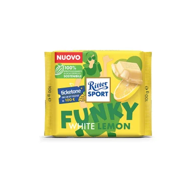Ritter Sport 100gr White Lemon