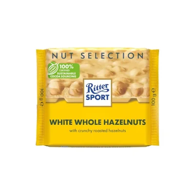 Çokollate e bardhe me lajthi Ritter Sport 100gr