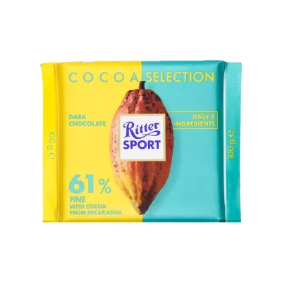 Çokollate e zeze me kakao 61% Ritter Sport 100gr