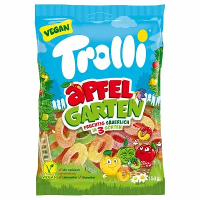 Trolli Trolli Apfelgarten Sauer Vegan 150g