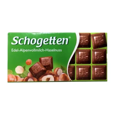 Schogetten Edel-Alpenvollmilch-Haselnuss 100g