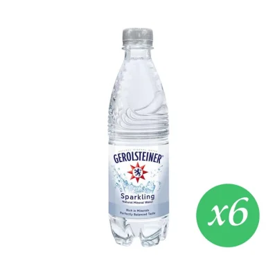 GEROLSTEINER sparkling water 6X500ml