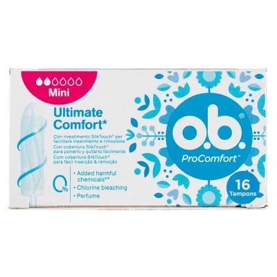 O.b. ProComfort Internal Absorbent Mini Light Days 16