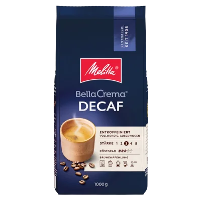 Melitta Bella Crema Decaffeinato Beans 1kg