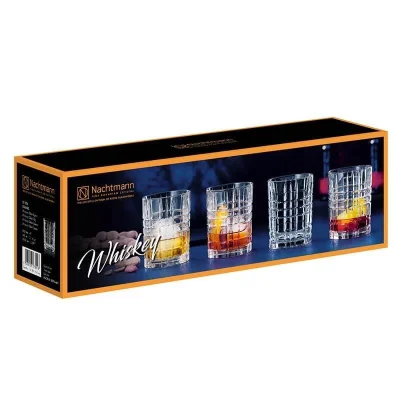 Nachtmann - CRYSTAL Square Whisky Tumbler Set of 4