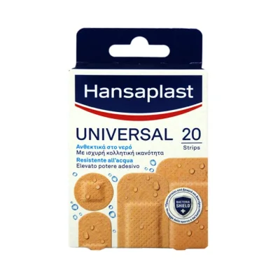 HANSAPLAST Universal bandages 20 strips water resistant