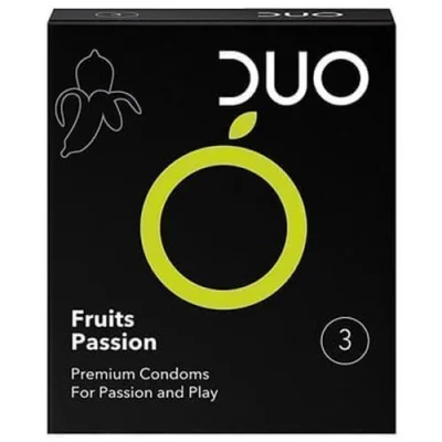 DUO CONDOMS 3pcs FLAVOURS