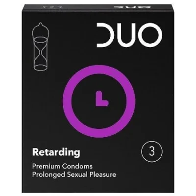 DUO CONDOMS 3pcs RETARDING
