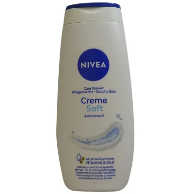 Nivea shower gel 250 ml. Creme soft almond oil.