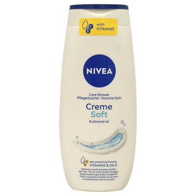 Nivea shower gel 250 ml. Creme soft.