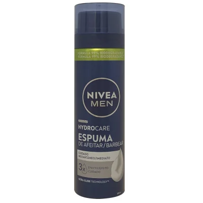 Nivea shave foam 200 ml. Care and protect.