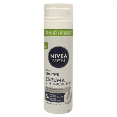 Nivea shave foam 200 ml. Sensitive.