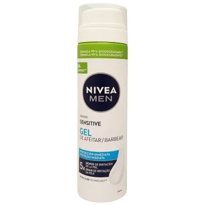 Nivea shave gel 200 ml. Sensitive.