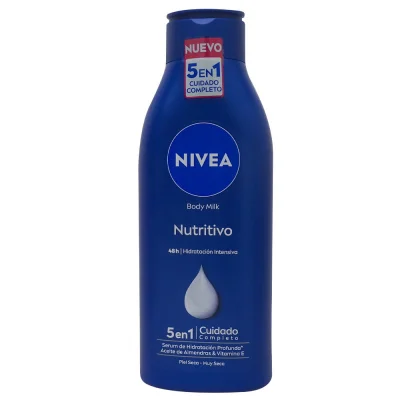Nivea body milk 500 ml. Nutritive 5 in 1 Intensive hydration.
