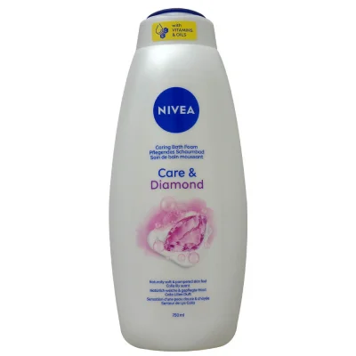 Nivea shower gel 750 ml. Creme diamond & lily calla.