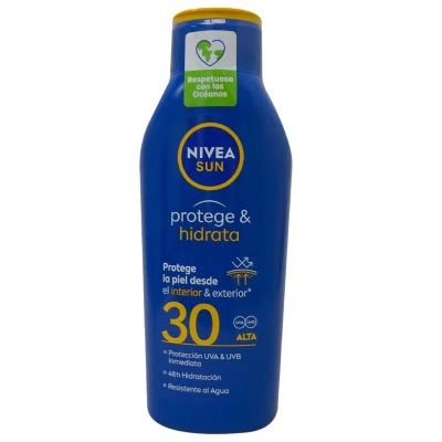 Nivea Sun solar milk 400 ml. Protection 30 protect & moisturizes.