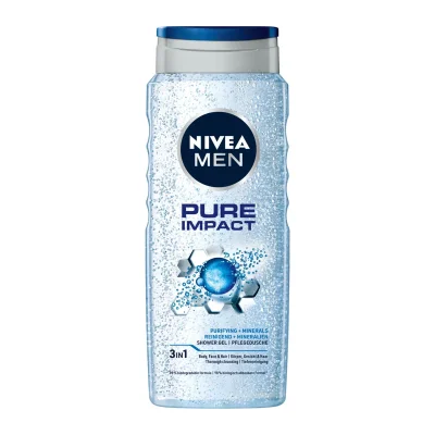 NIVEA Men Pure Impact Shower Gel 500ml