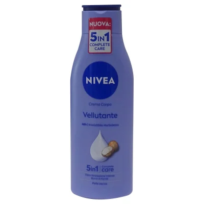 Nivea body milk 250 ml. Silky shea butter 5 in 1 dry skin.
